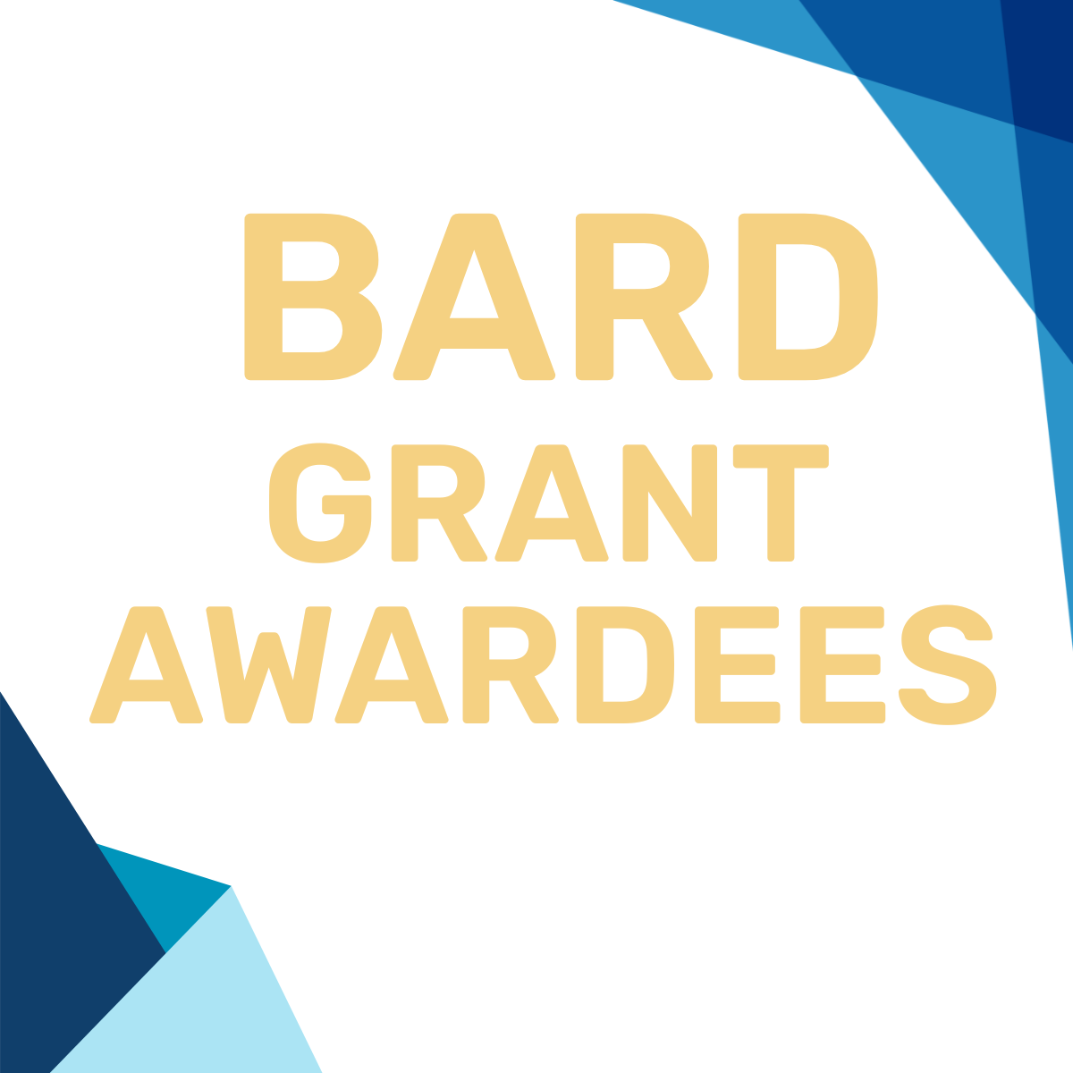 BARD grant awardees